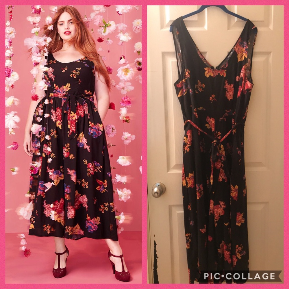ModCloth Unbridled Enthusiasm Wide Leg Jumpsuit 2X